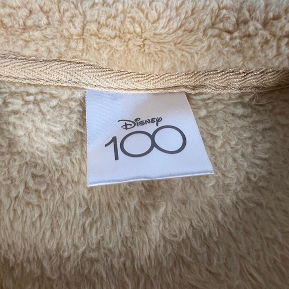 Disney 100 Winnie the POOH "HUNNY" Fleece Pajama Top‎ Brown Women Small (4-6) - Picture 5 of 8